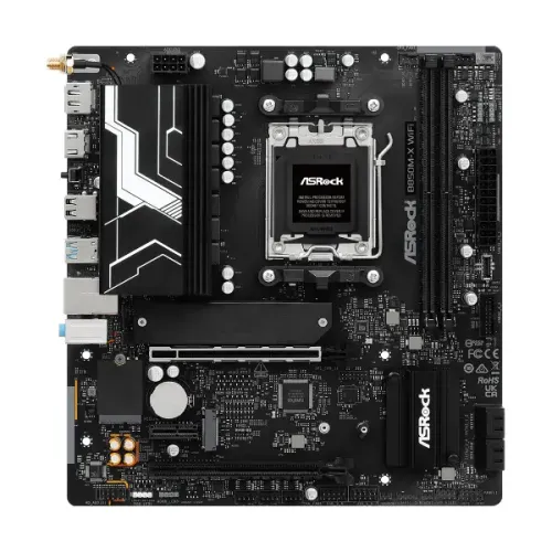 ASRock B850M-X WiFi AM5 DDR5 Micro ATX Motherboard — image 2 of 6