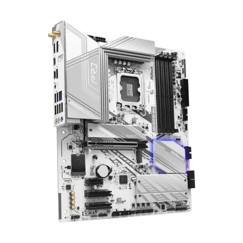 ASRock Z890 Pro RS WiFi White LGA1851 DDR5 ATX Motherboard — image 3 of 5
