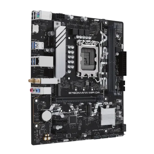 ASUS B760M-AYW WIFI D4 mATX Motherboard — image 3 of 6