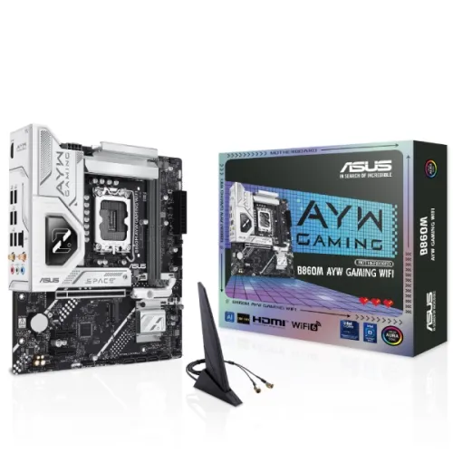 ASUS B860M AYW GAMING WIFI LGA 1851 Micro-ATX Motherboard