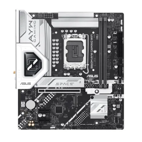 ASUS B860M AYW GAMING WIFI LGA 1851 Micro-ATX Motherboard — image 2 of 5