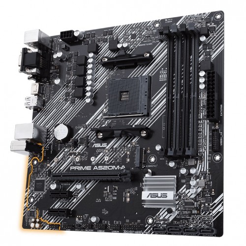 Asus Prime A520M-A Micro ATX AM4 Motherboard — image 2 of 4