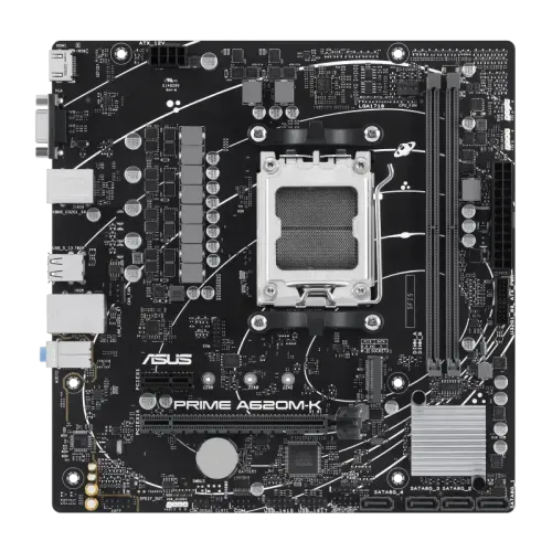 Asus PRIME A620M-K AM5 mATX Motherboard — image 2 of 3