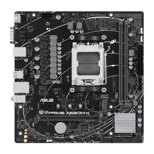 Asus PRIME A620M-K-CSM AM5 mATX Motherboard — image 2 of 6