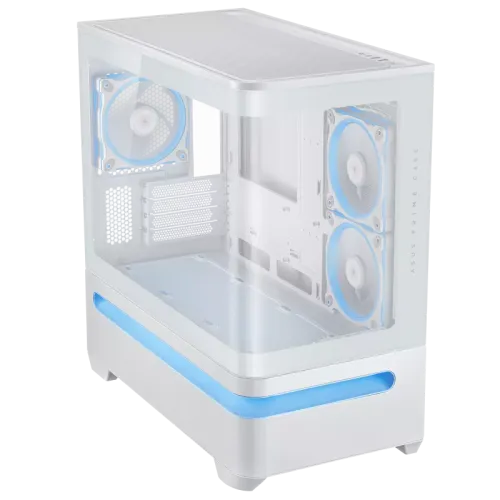 ASUS Prime AP202 ARGB mATX Mid Tower Gaming Casing White — image 2 of 7