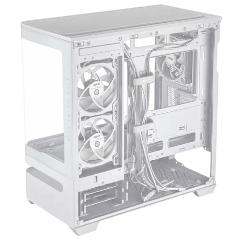 ASUS Prime AP202 ARGB mATX Mid Tower Gaming Casing White — image 6 of 7
