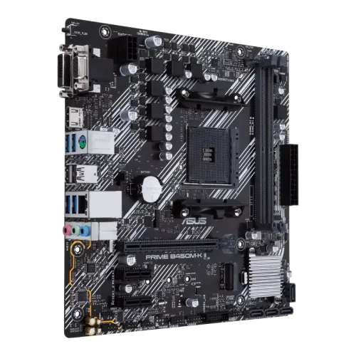 Asus PRIME B450M-K II DDR4 AMD AM4 micro ATX Motherboard — image 3 of 4