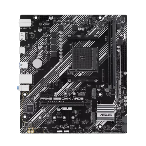 Asus PRIME B550M-K ARGB AMD AM4 mATX Motherboard — image 2 of 5