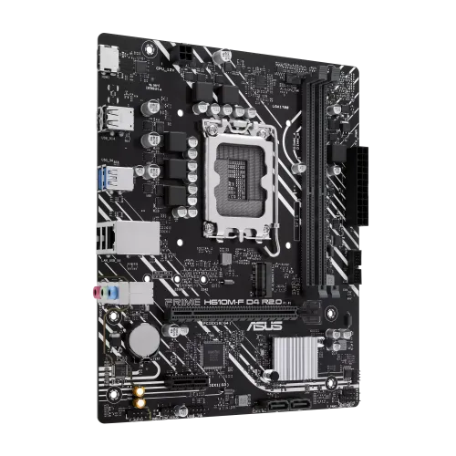 ASUS PRIME H610M-F D4 R2.0 DDR4 LGA1700 mATX Motherboard — image 3 of 6
