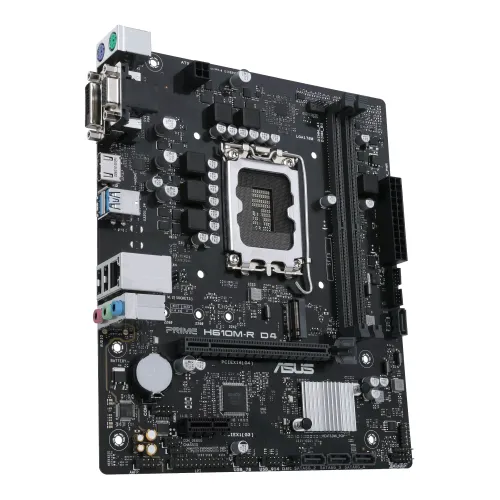 ASUS PRIME H610M-R D4 DDR4 LGA1700 mATX Motherboard — image 3 of 6
