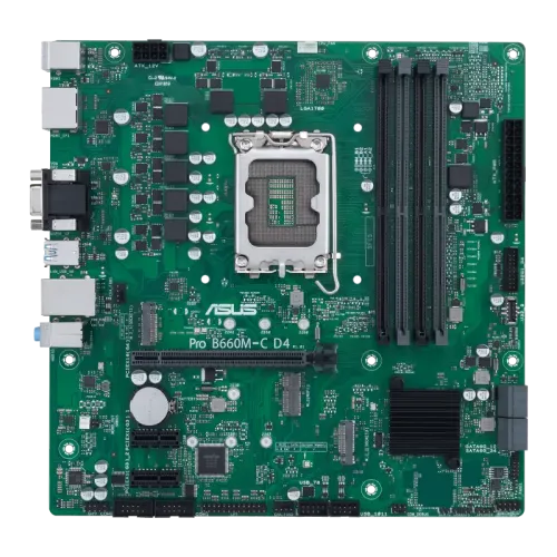 ASUS Pro B660M-C D4-CSM mATX Motherboard — image 2 of 6