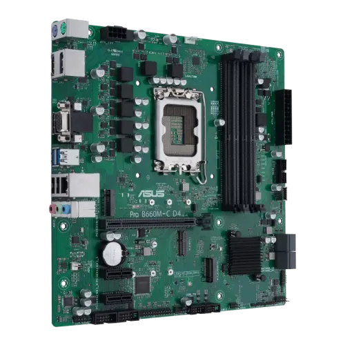 ASUS Pro B660M-C D4-CSM mATX Motherboard — image 3 of 6