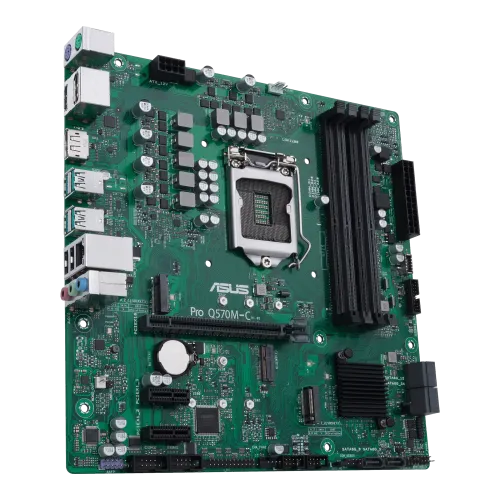 ASUS Pro Q570M-C/CSM LGA1200 mATX Motherboard — image 3 of 5