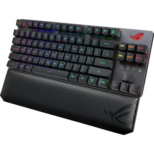 Asus ROG Strix Scope RX TKL Wireless Deluxe Red Switch RGB Mechanical Gaming Keyboard — image 2 of 4