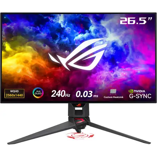 ASUS ROG Swift PG27AQDM 26.5" OLED 240hz Gaming Monitor — image 2 of 5