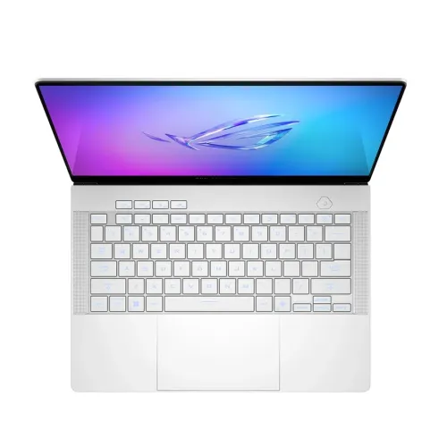 ASUS ROG Zephyrus G14 GA403WP Ryzen AI 9 HX 370 RTX 5070 8GB Graphics 14" 3K OLED Gaming Laptop Platinum White — image 2 of 5