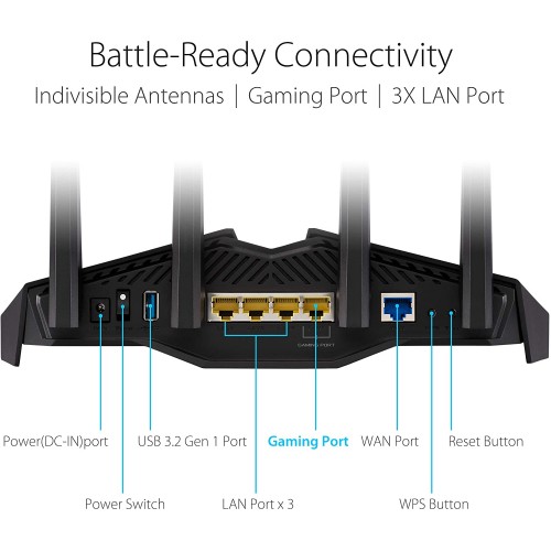 ASUS RT-AX82U AX5400 Dual-Band WiFi Gaming Router — image 2 of 3