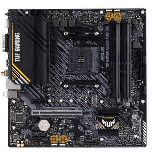 Asus TUF GAMING A520M-PLUS WIFI AM4 AMD Micro ATX Motherboard — image 2 of 4