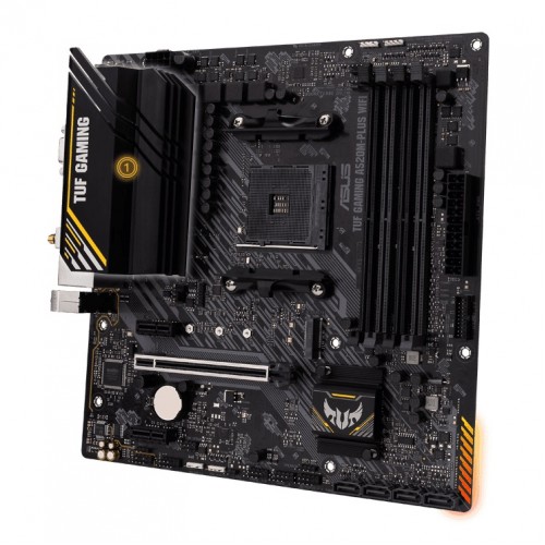 Asus TUF GAMING A520M-PLUS WIFI AM4 AMD Micro ATX Motherboard — image 3 of 4