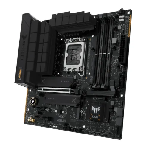 ASUS TUF GAMING B760M-PLUS II LGA1700 Micro-ATX Motherboard — image 3 of 5
