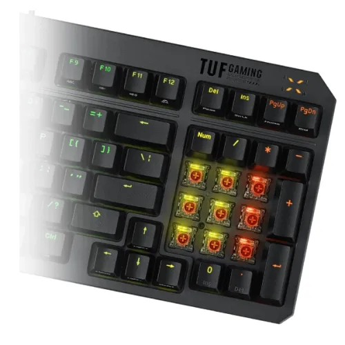 Asus TUF Gaming K3 Gen II RGB Mechanical Keyboard — image 3 of 5