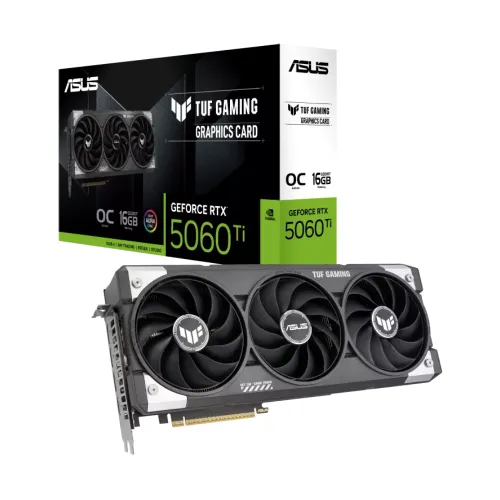 ASUS TUF Gaming GeForce RTX 5060 Ti 16GB GDDR7 OC Edition Graphics Card