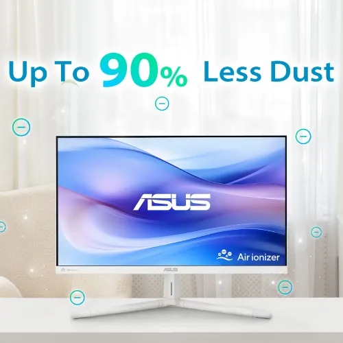 Asus VU249HFI-W 24" 100Hz IPS FHD Eye Care Monitor With Air Ionizer — image 5 of 6