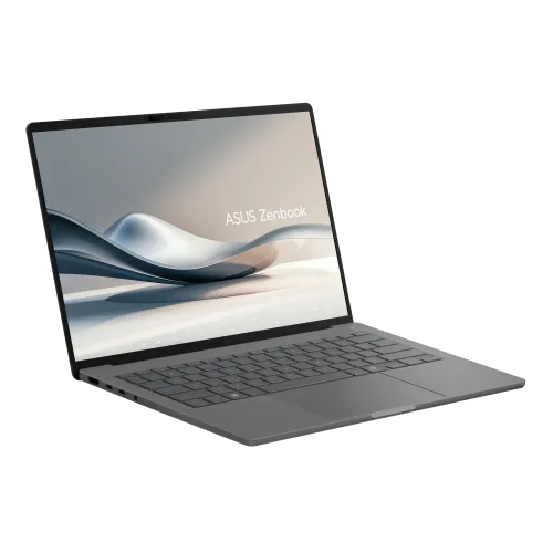 ASUS Zenbook A14 UX3407NA Snapdragon X2 Elite 14" OLED Copilot+ PC Laptop Iceland Gray — image 2 of 4