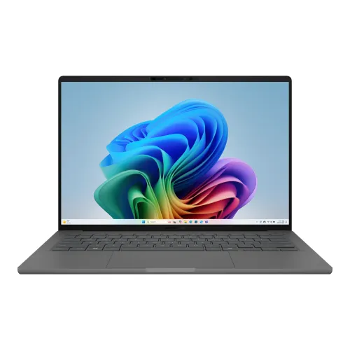 ASUS Zenbook A14 UX3407RA Snapdragon X Elite 14" OLED Copilot+ PC Laptop Iceland Gray — image 2 of 6