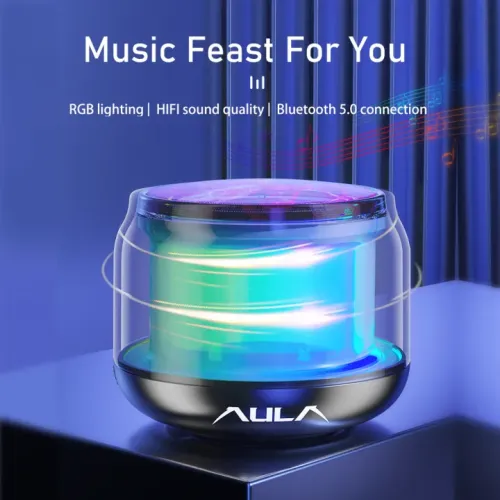 AULA BS302 360° Surround Sound Portable Bluetooth Speaker — image 3 of 3