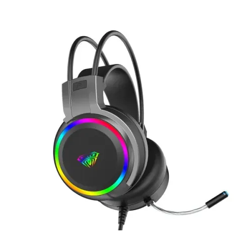 AULA S608 3.5 mm Wired RGB Gaming Headphone — image 3 of 3