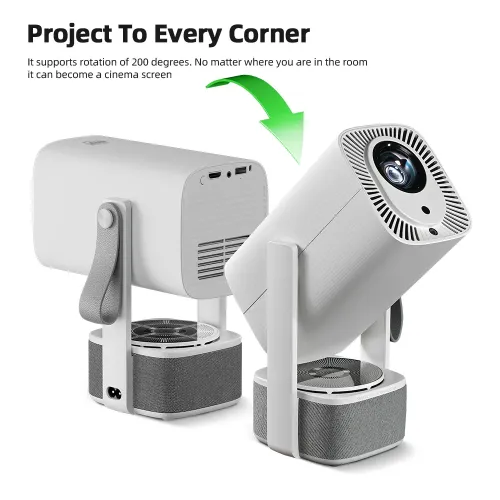 AUN A005 Pro Short Throw FHD Android Projector — image 2 of 3