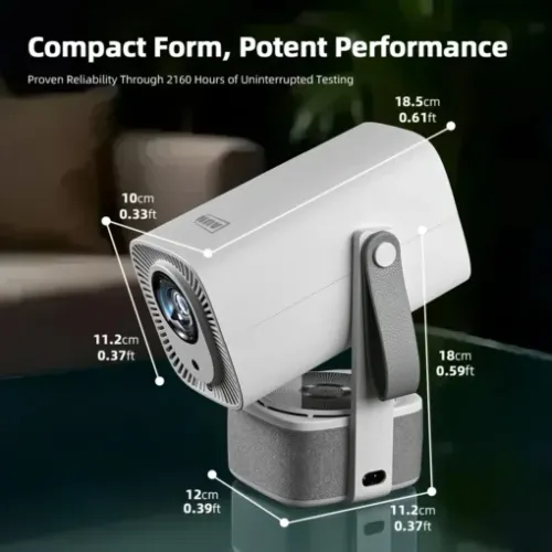 AUN A005 Pro Short Throw FHD Android Projector — image 3 of 3