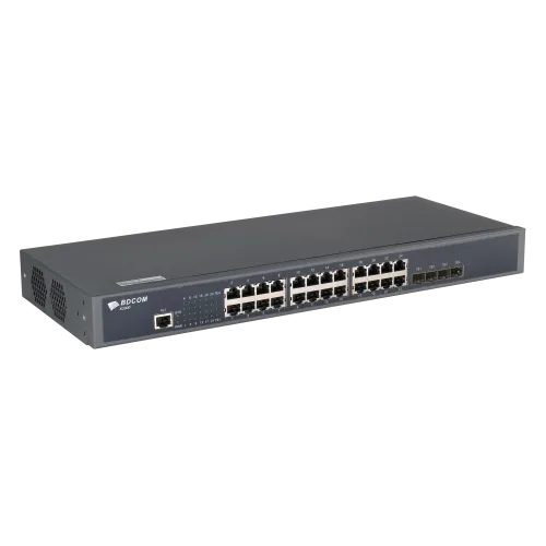 BDCOM S2900-24T4X 24 Ports Gigabit Switch With 4 SFP Ports