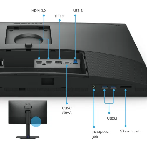 BenQ PhotoVue SW272QN 27" 2K QHD IPS HDR Photographer Monitor — image 6 of 6