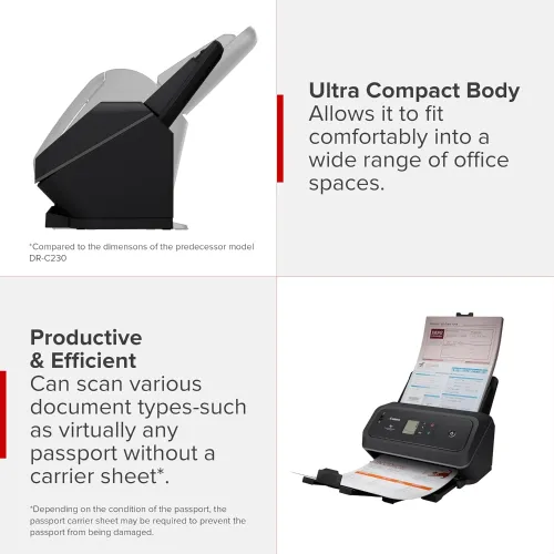 Canon ImageFormula DR-C340 Document Scanner — image 3 of 6