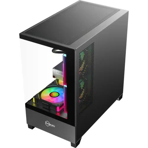 Carbono CG360TB Black M-ATX Mid Tower Gaming Casing — image 2 of 2