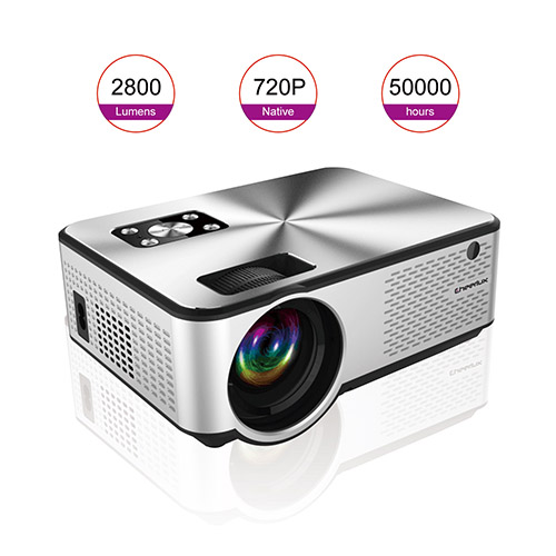 Cheerlux C9 2800 Lumens Mini Projector with Built-in TV Card — image 2 of 2