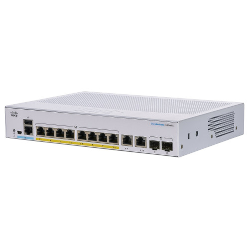 Cisco CBS350-8P-2G-EU 8-port GE PoE+ Gigabit Managed Switch — image 2 of 2