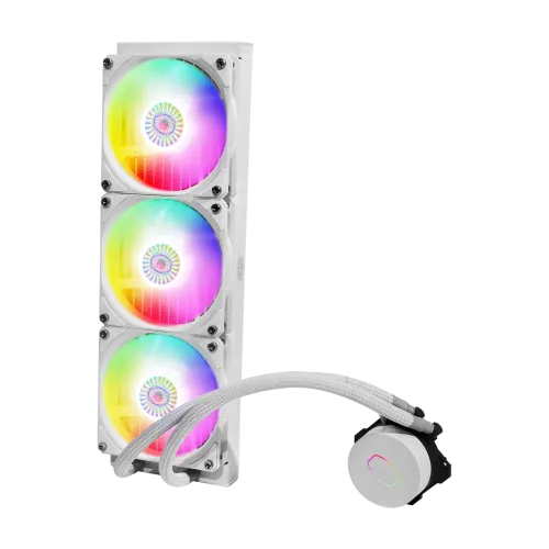 Cooler Master Masterliquid Ml360L ARGB White Edition V2 Liquid Cooler — image 3 of 3