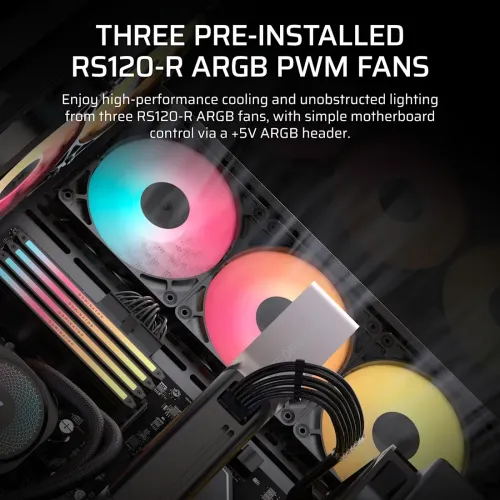 Corsair 3500X RS-R ARGB E-ATX Mid-Tower Casing — image 3 of 6