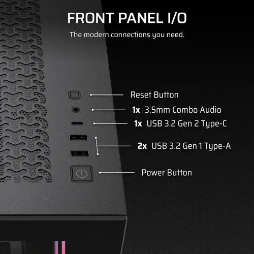 Corsair 3500X RS-R ARGB E-ATX Mid-Tower Casing — image 4 of 6