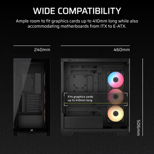 Corsair 3500X RS-R ARGB E-ATX Mid-Tower Casing — image 6 of 6