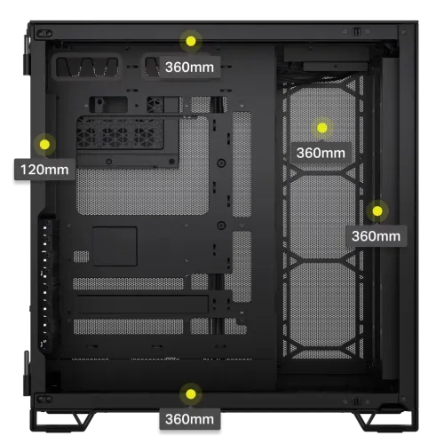Corsair 6500D AIRFLOW Mid-Tower Dual Chamber Casing — image 2 of 2