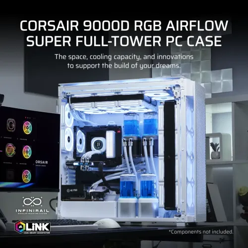 Corsair 9000D RGB AIRFLOW Super Full-Tower Casing White — image 2 of 7