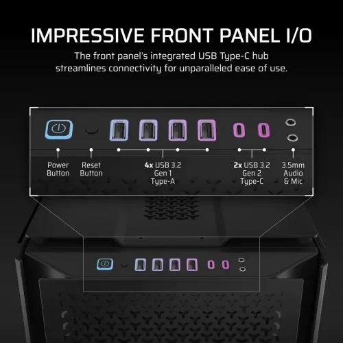 Corsair 9000D RGB AIRFLOW Super Full-Tower Casing — image 7 of 7