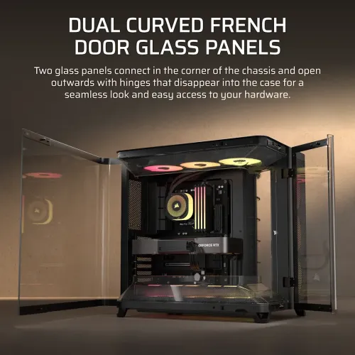 Corsair AIR 5400 RS-R ARGB Triple Chamber E-ATX Mid-Tower Casing — image 4 of 7