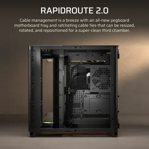 Corsair AIR 5400 RS-R ARGB Triple Chamber E-ATX Mid-Tower Casing — image 5 of 7