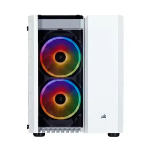 Corsair Crystal Series 280X RGB Tempered Glass Micro ATX Casing White — image 2 of 4