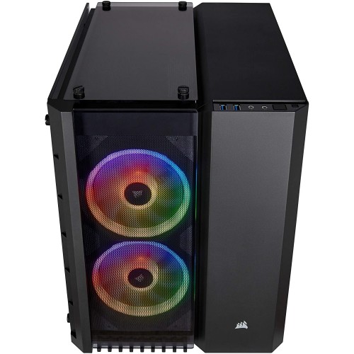 Corsair Crystal Series 280X RGB Tempered Glass Micro ATX PC Case — image 3 of 5